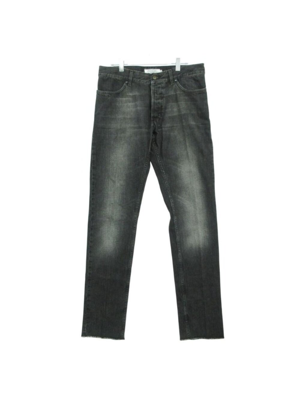 Saint Laurent Denim Pants Back Logo Cassandra Jeans Black 50